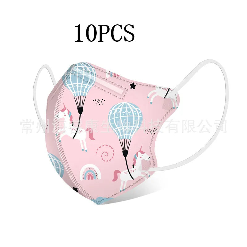 Cute Unicorn Face Mask 10 Pack