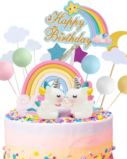 Magical Unicorn Cake Topper Party Kit