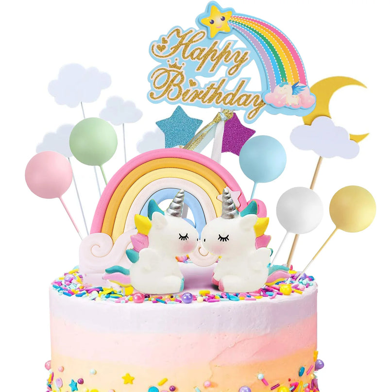 Magical Unicorn Cake Topper Party Kit