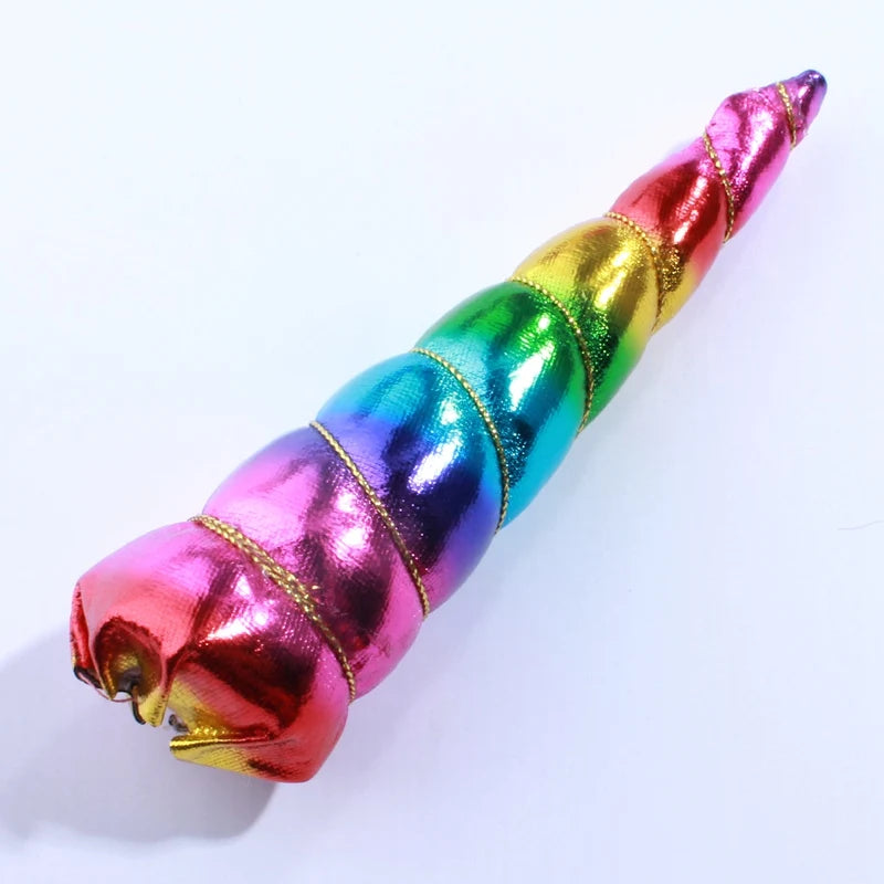 10 Pcs Iridescent Unicorn Horns