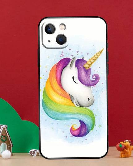 Watercolor Rainbow Unicorn Case