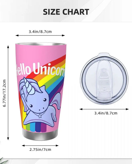 Hello Unicorn Tumbler Set