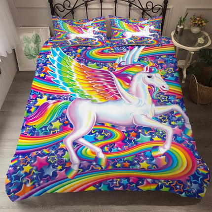 Rainbow Wing Pegasus Bedding