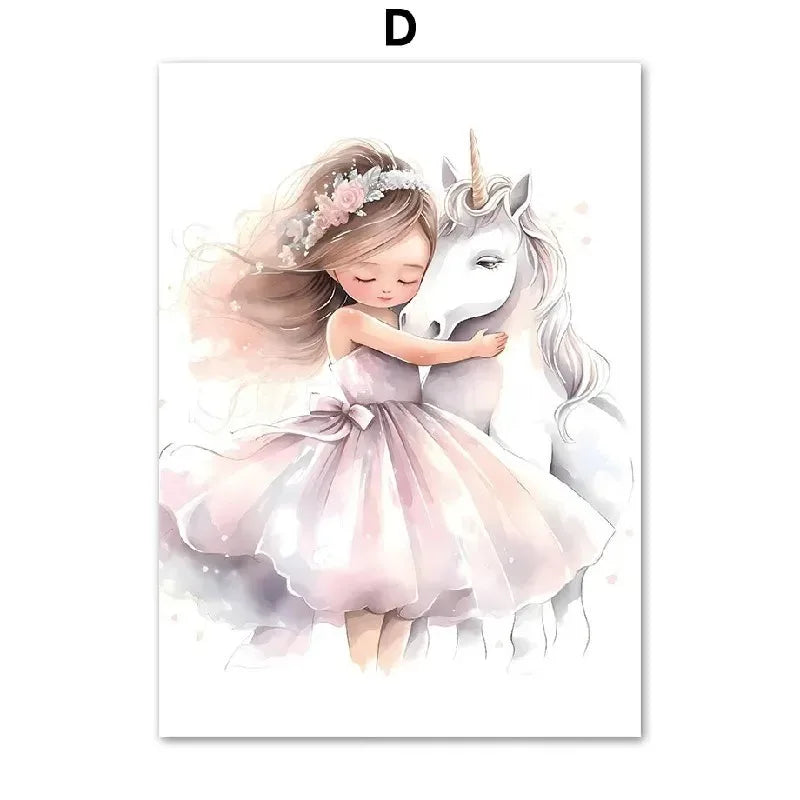 Unicorn Nursery Wall Art