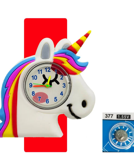 Red Unisex Unicorn Watch