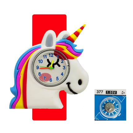 Red Unisex Unicorn Watch