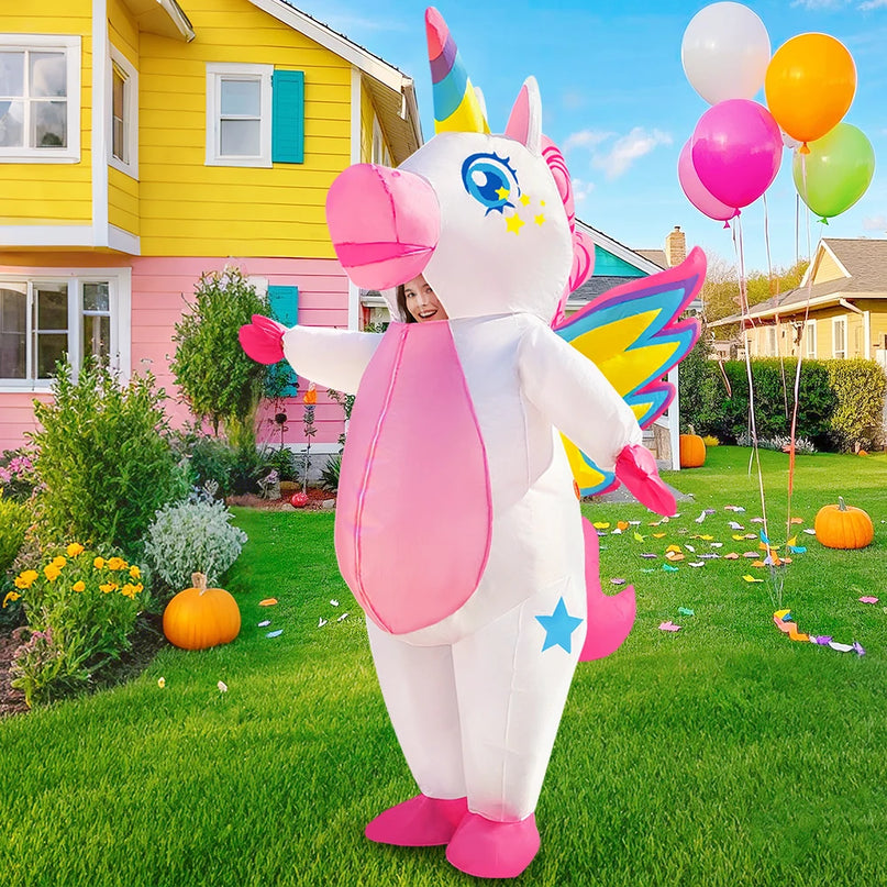 Rainbow Unicorn Rider Costume