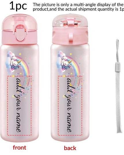 Dreamy Pink Unicorn Water Bottle