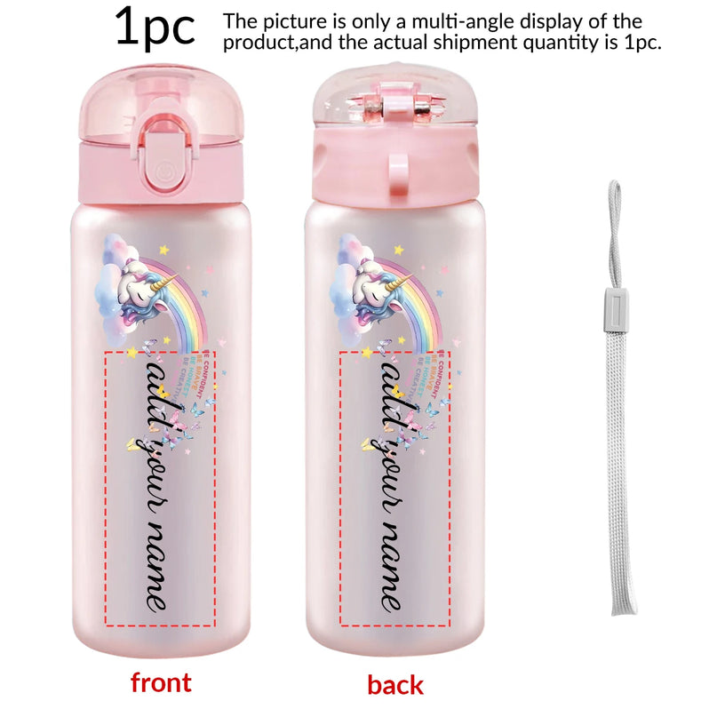 Dreamy Pink Unicorn Water Bottle