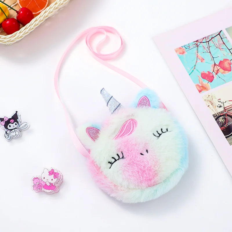 Round Unicorn Head Purse