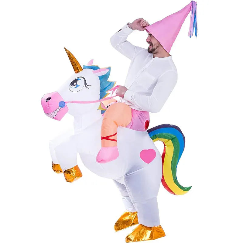 Adult Unicorn Rider Costume - Get Laughs