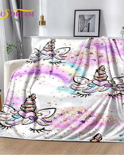 The Sparkliest Unicorn Blanket
