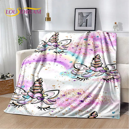 The Sparkliest Unicorn Blanket