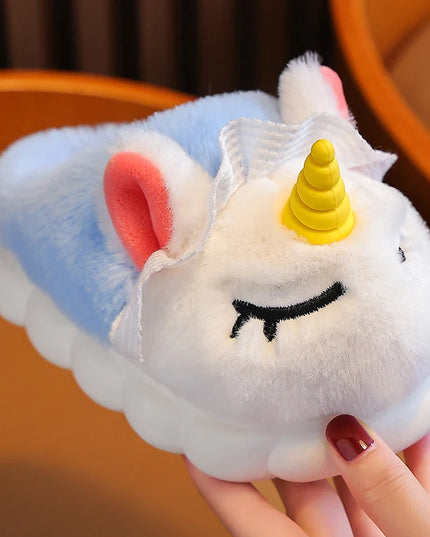 Cuddly Kids Unicorn Slippers