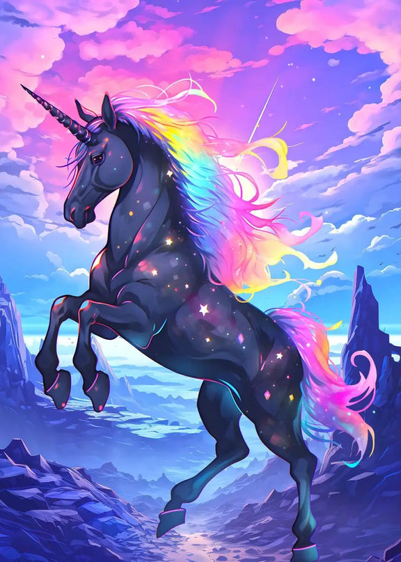 Unicorn Nursery Wall Art Print