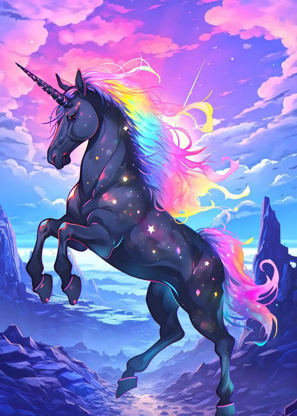 Unicorn Nursery Wall Art Print