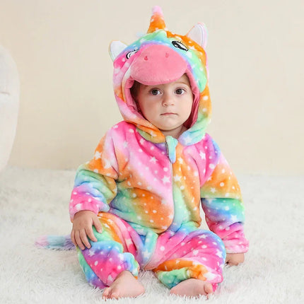 Rainbow Star Baby Unicorn Onesie