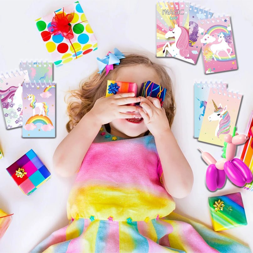 Colorful Unicorn Mini Notebook Set