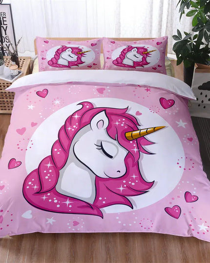 Sleeping Heart Unicorn Bedding