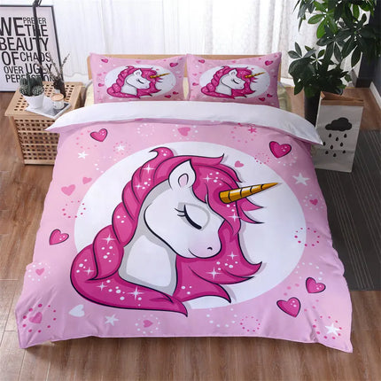 Sleeping Heart Unicorn Bedding