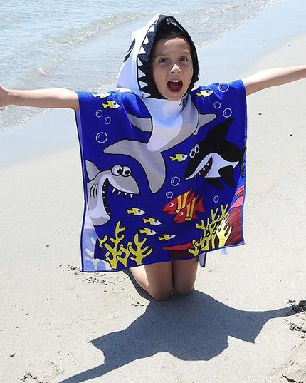 Lavender Unicorn Poncho Robe