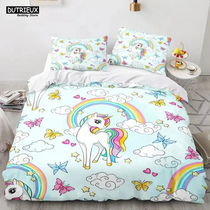 Butterfly Cloud Unicorn Bedding