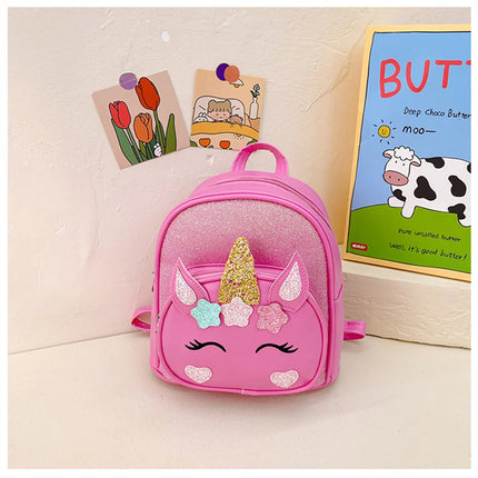 Hot Pink Unicorn Backpack for Preschool