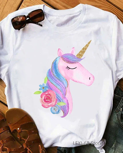 Magic Floral Unicorn Shirt
