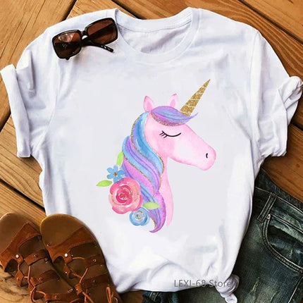Magic Floral Unicorn Shirt