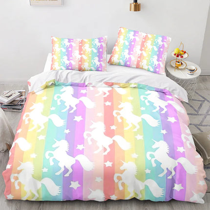 Silhouette Unicorn Bedding