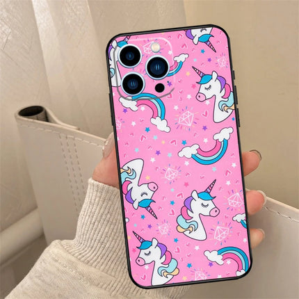Diamond Unicorn Pattern Phone Case