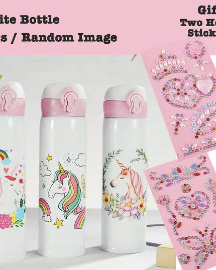 DIY Sparkle Unicorn Water Bottle