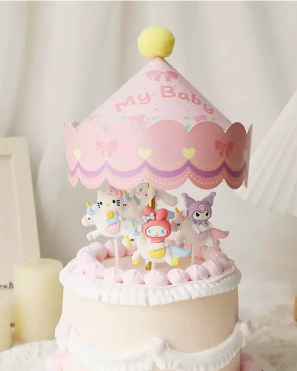 Kawaii Chibi Unicorn Cake Topper