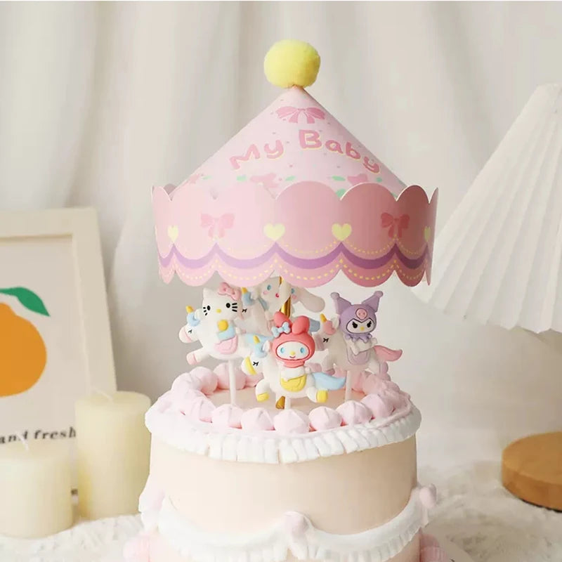 Kawaii Chibi Unicorn Cake Topper