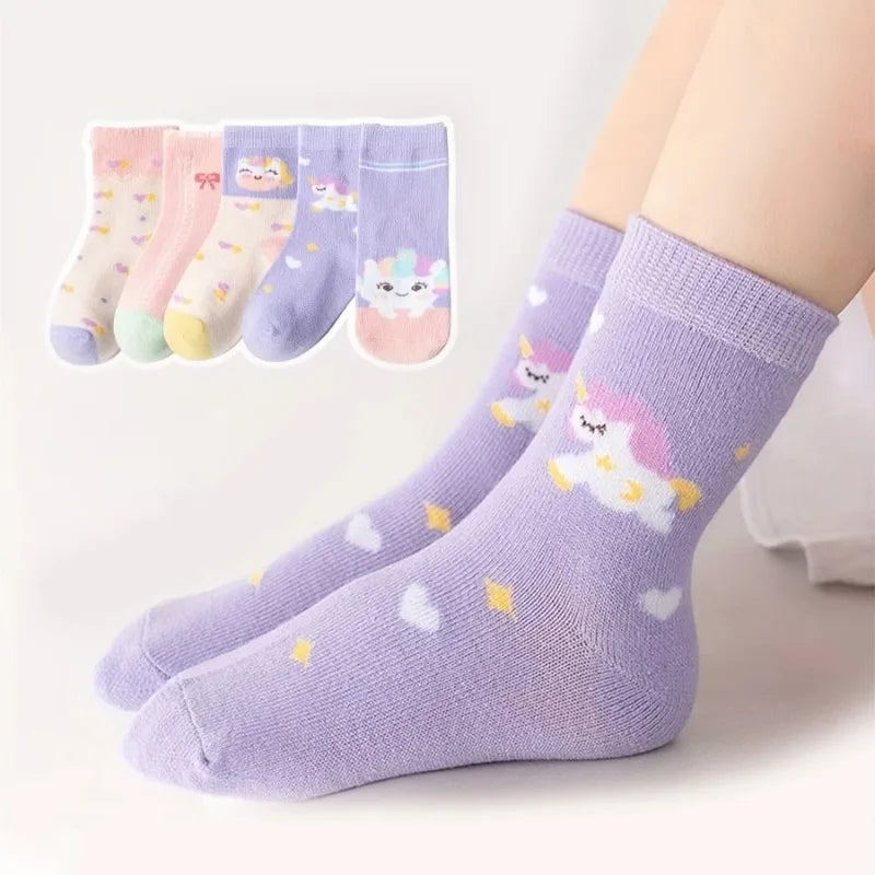 Unicorn Gift Socks Set - 5 Pairs