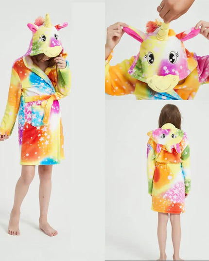 Vivid Galaxy Unicorn Robe