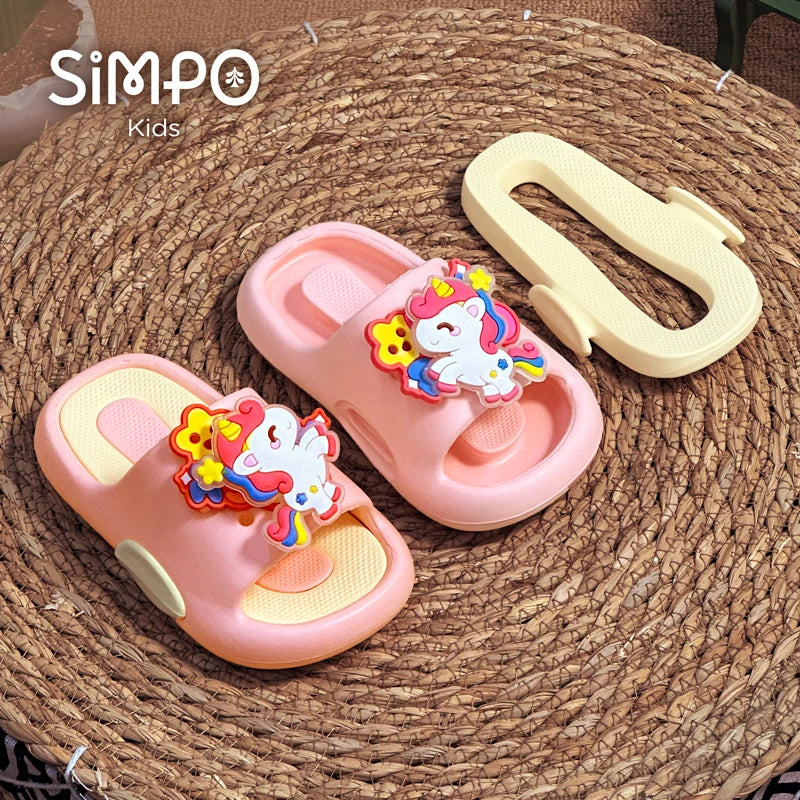 Cute White Spinning Unicorn Slides