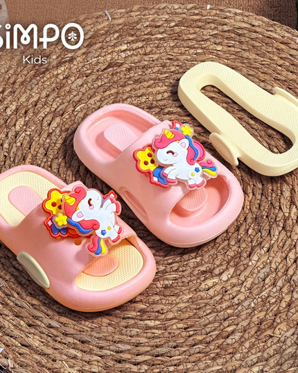 Fun Purple Spinning Unicorn Slides