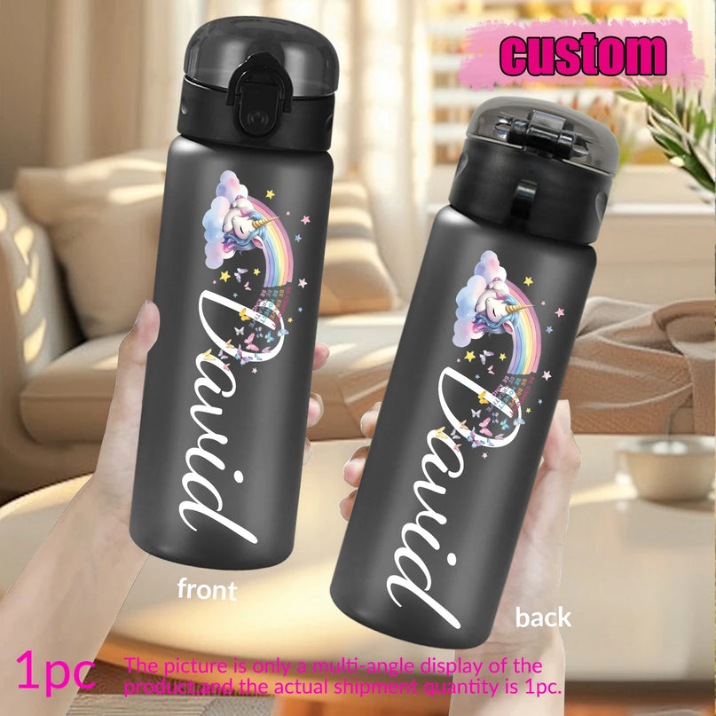 Cool Blue Unicorn Water Bottle
