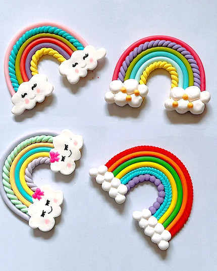 Chubby Kawaii Unicorn Cake Topper