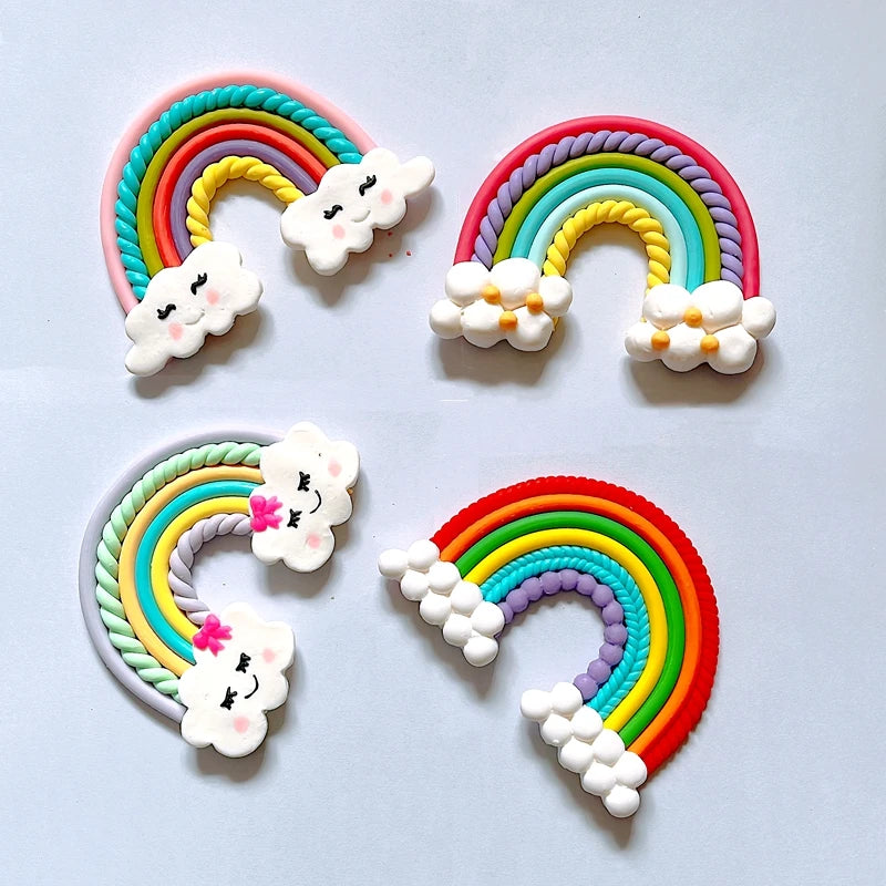 Chubby Kawaii Unicorn Cake Topper