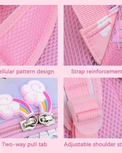 Lavender Embroidered Unicorn Backpack