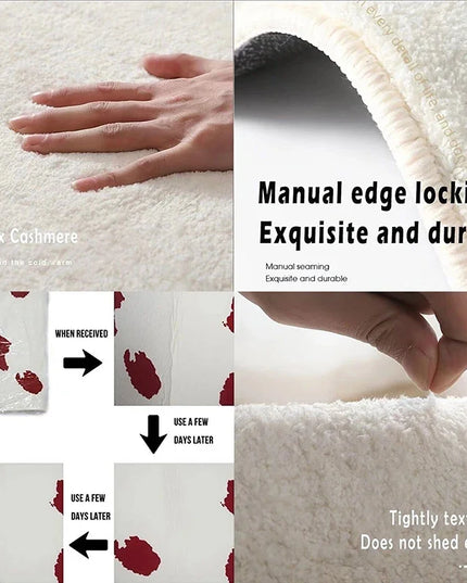 Pink Floral Unicorn Runner Rug