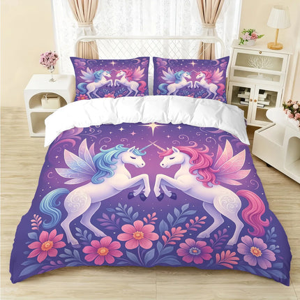 Fairy Winged Pair Unicorn Bedding