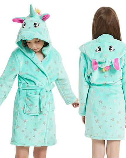 Starry Mint Unicorn Robe