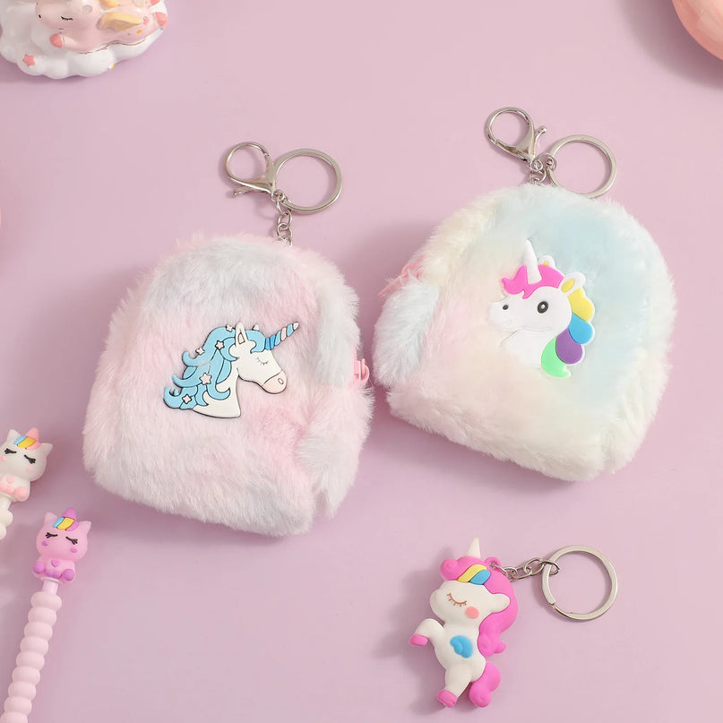 Plush Mini Backpack Purse