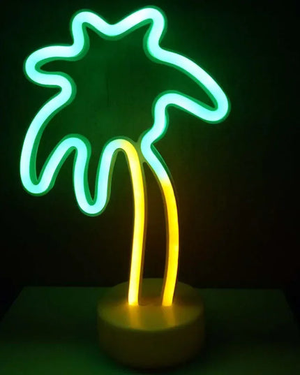 Unicorn & Flamingo Neon Night Light Set