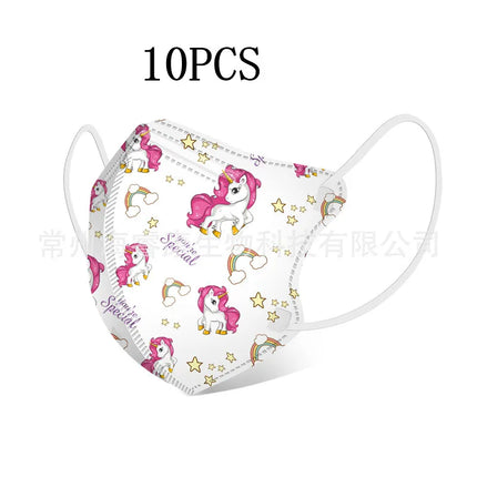 Kids Unicorn Face Mask 10 Pack