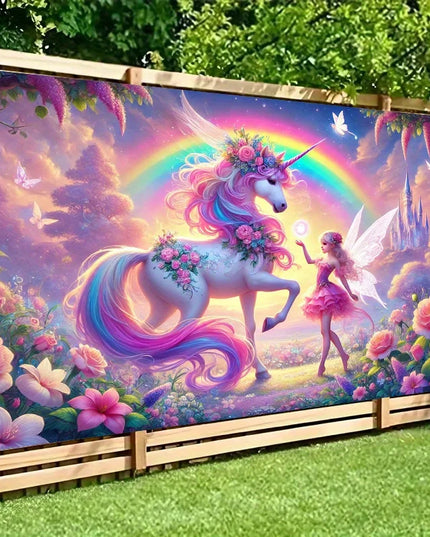 Fairy Unicorn Tapestry for Girls