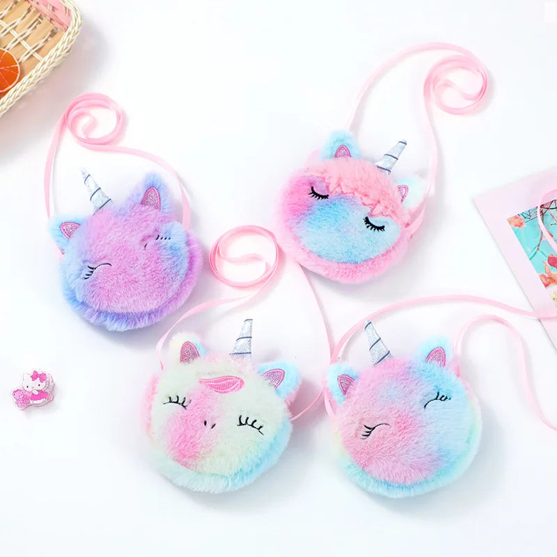 Round Unicorn Head Purse
